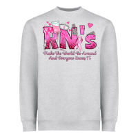 Heather Grey rn s make the world go around and everyone knows Heavyweight Sweatshirt - texasbilliewilder