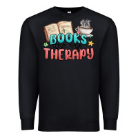 Black books are my therapy Premium Sweatshirt - MaliasSmallBusiness