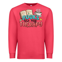Cardinal books are my therapy Premium Sweatshirt - MaliasSmallBusiness
