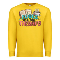 Lemon books are my therapy Premium Sweatshirt - MaliasSmallBusiness