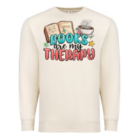 Sandshell books are my therapy Premium Sweatshirt - MaliasSmallBusiness