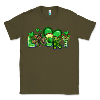 Army Green lucky st patrick s day Classic Tee - Artiststas