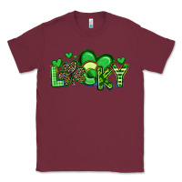 Burgundy lucky st patrick s day Classic Tee - Artiststas