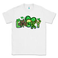 White lucky st patrick s day Classic Tee - Artiststas