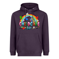 Plum childcare life Heavyweight Hoodie - MaliasSmallBusiness