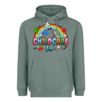 Sage childcare life Heavyweight Hoodie - MaliasSmallBusiness