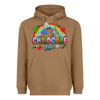 Toasted Coconut childcare life Heavyweight Hoodie - MaliasSmallBusiness