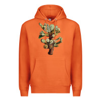 Carrot Cholla Tree Cactus Premium Hoodie - LillyAllenDesigns