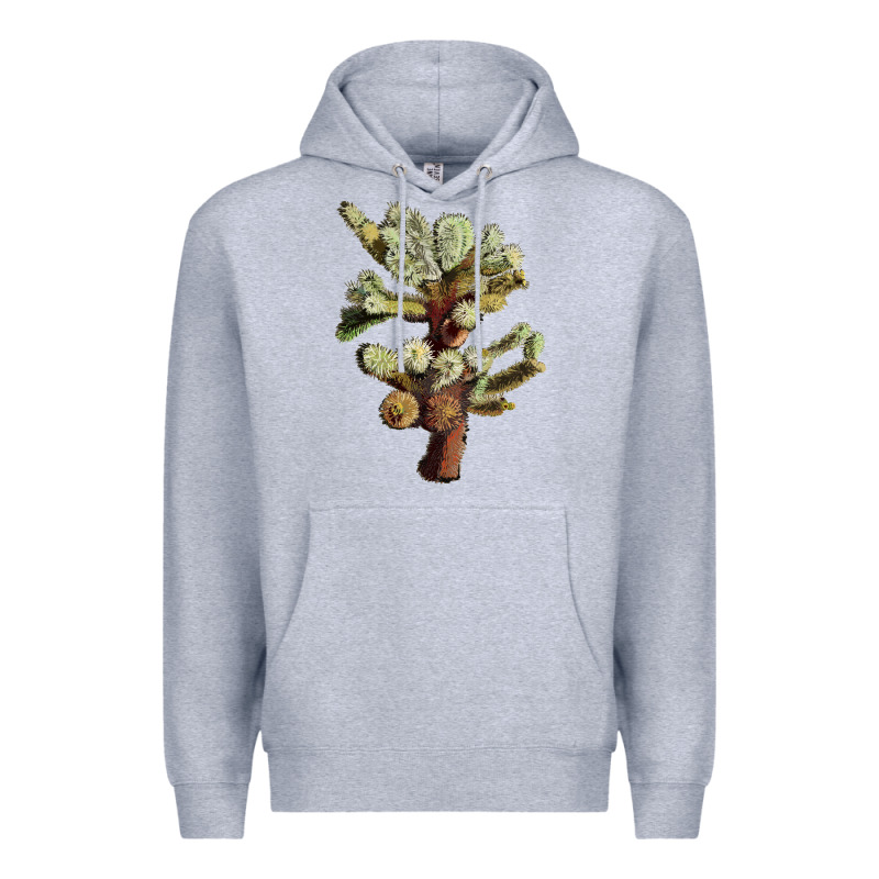 Cholla Tree Cactus Premium Hoodie by LillyAllenDesigns | Teevron