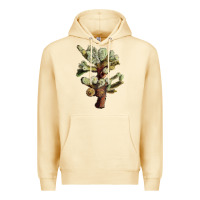 Pina Colada Cholla Tree Cactus Premium Hoodie - LillyAllenDesigns