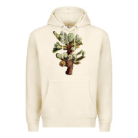 Tofu Cholla Tree Cactus Premium Hoodie - LillyAllenDesigns