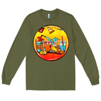 Army Green firefighter coasters Long Sleeve Tee - AdoDesignShop
