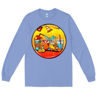 Colony Blue firefighter coasters Long Sleeve Tee - AdoDesignShop