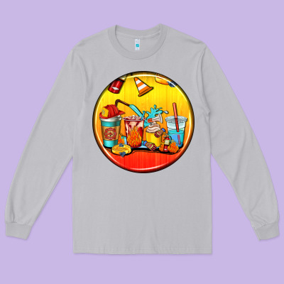 Firefighter Coasters Long Sleeve Tee Designed By Adodesignshop