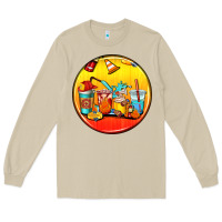 Mushroom firefighter coasters Long Sleeve Tee - AdoDesignShop