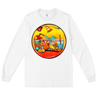 White firefighter coasters Long Sleeve Tee - AdoDesignShop