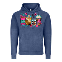 Vintage Denim hairstylist coffee cups Vintage Hoodie - Zillion Design Studio