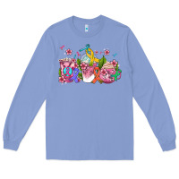 Colony Blue western cancer  coffee cups with ribbons Long Sleeve Tee - AdoDesignShop