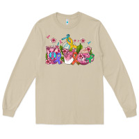 Mushroom western cancer  coffee cups with ribbons Long Sleeve Tee - AdoDesignShop