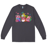 Smoke western cancer  coffee cups with ribbons Long Sleeve Tee - AdoDesignShop