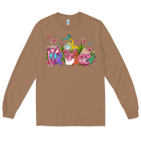 Toasted Coconut western cancer  coffee cups with ribbons Long Sleeve Tee - AdoDesignShop