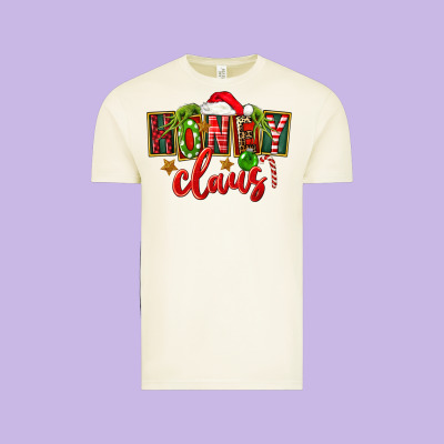 Christmas Honey Claus Vintage Tee Designed By Fadigitalartstudio