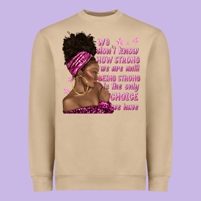Afro Woman Cancer Heavyweight Sweatshirt Designed By Texasbilliewilder