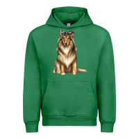 Emerald collie with bandanna Urban Hoodie - texasbilliewilder