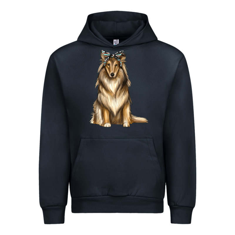 Collie With Bandanna Urban Hoodie by texasbilliewilder | Teevron