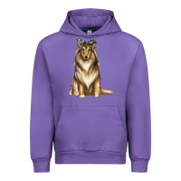 Tulip collie with bandanna Urban Hoodie - texasbilliewilder
