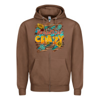 Chestnut beautiful crazy Zipper Hoodie - NancyCooperArtShop