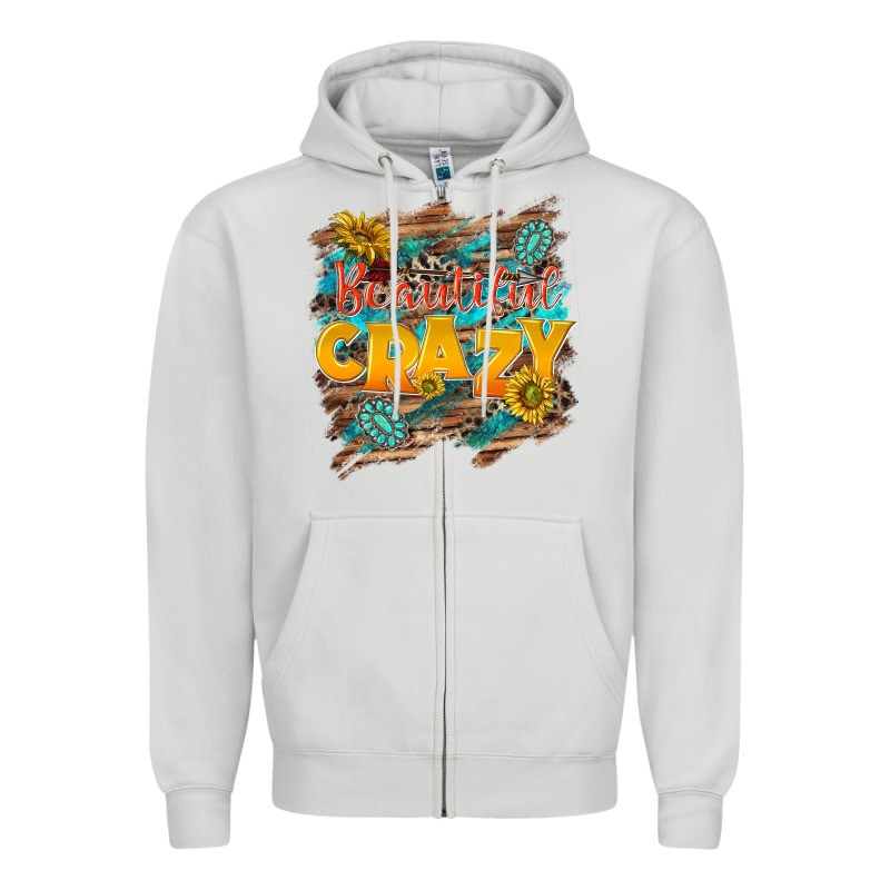 Beautiful Crazy Zipper Hoodie by NancyCooperArtShop | Teevron