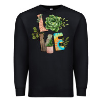 Black plant love Premium Sweatshirt - NancyCooperArtShop