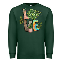 Sports Green plant love Premium Sweatshirt - NancyCooperArtShop