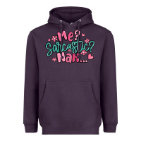 Plum me sarcastic nah... Heavyweight Hoodie - MaliasSmallBusiness
