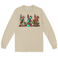 Mushroom leopard cowhide turquoise cactus bunny's Long Sleeve Tee - JahusDesignShop