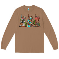 Toasted Coconut leopard cowhide turquoise cactus bunny's Long Sleeve Tee - JahusDesignShop