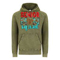 Vintage Olive senior mom squad Vintage Hoodie - texasbilliewilder