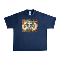 Navy just pray mousepad Urban Heavy Tee - BarkalooDesign