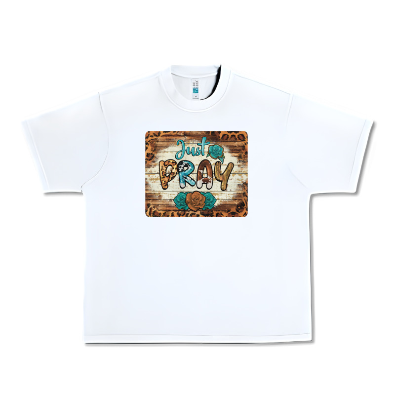 Just Pray Mousepad Urban Heavy Tee by BarkalooDesign | Teevron