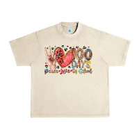 Sandshell peace love 100 days of school Urban Heavy Tee - RacoonDesign