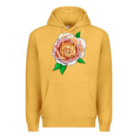 Mustard Fun In The Sun Rose Premium Hoodie - LillyAllenDesigns