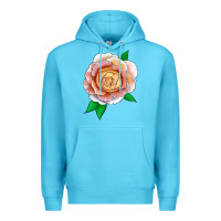 Ocean Blue Fun In The Sun Rose Premium Hoodie - LillyAllenDesigns