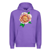 Purple Fun In The Sun Rose Premium Hoodie - LillyAllenDesigns