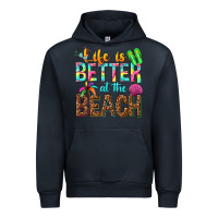 Navy Life is better at the beach Urban Hoodie - NancyCooperArtShop