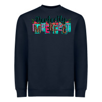 Navy perfectly imperfect Heavyweight Sweatshirt - Zillion Design Studio