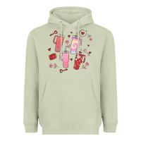 Matcha cup disorder valentine's day Heavyweight Hoodie - MaliasSmallBusiness