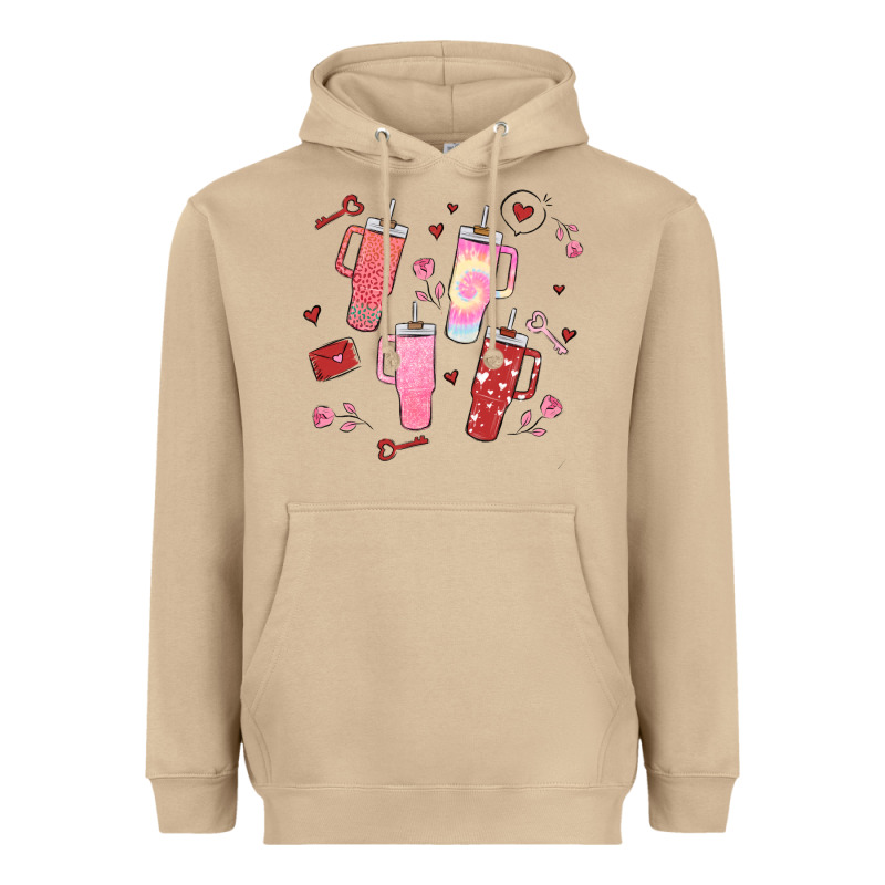 Cup Disorder Valentine's Day Heavyweight Hoodie by MaliasSmallBusiness | Teevron