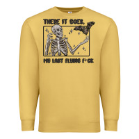 Antique Gold there it goes my last flying fck Premium Sweatshirt - MaliasSmallBusiness