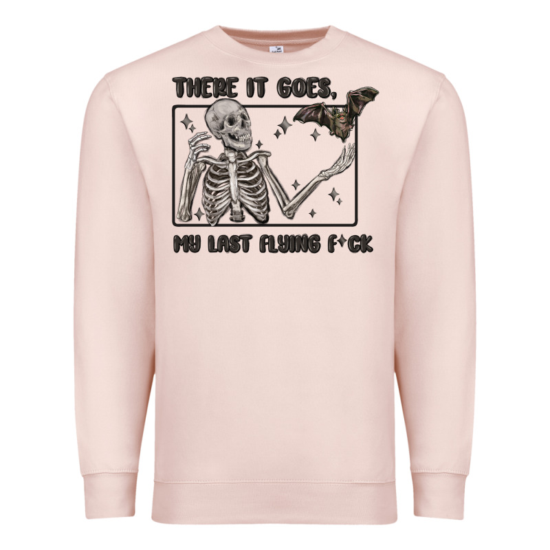 There It Goes My Last Flying Fck Premium Sweatshirt by MaliasSmallBusiness | Teevron